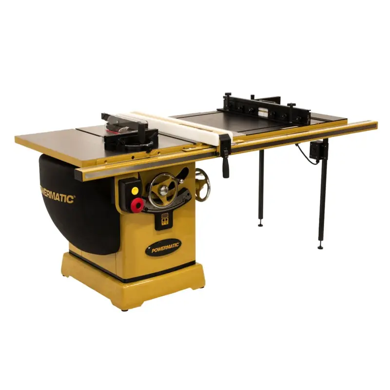 10″ Precision Table Saw – 5 HP, 3-Phase, 230/460V, 50″ Rip, Accu-Fence & Router Lift