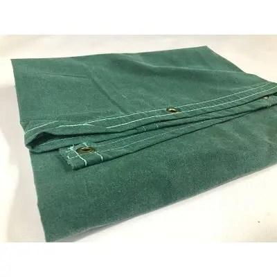 10′ × 12′ Heavy-Duty Canvas Tarp – Mildew & Water Resistant (Green)