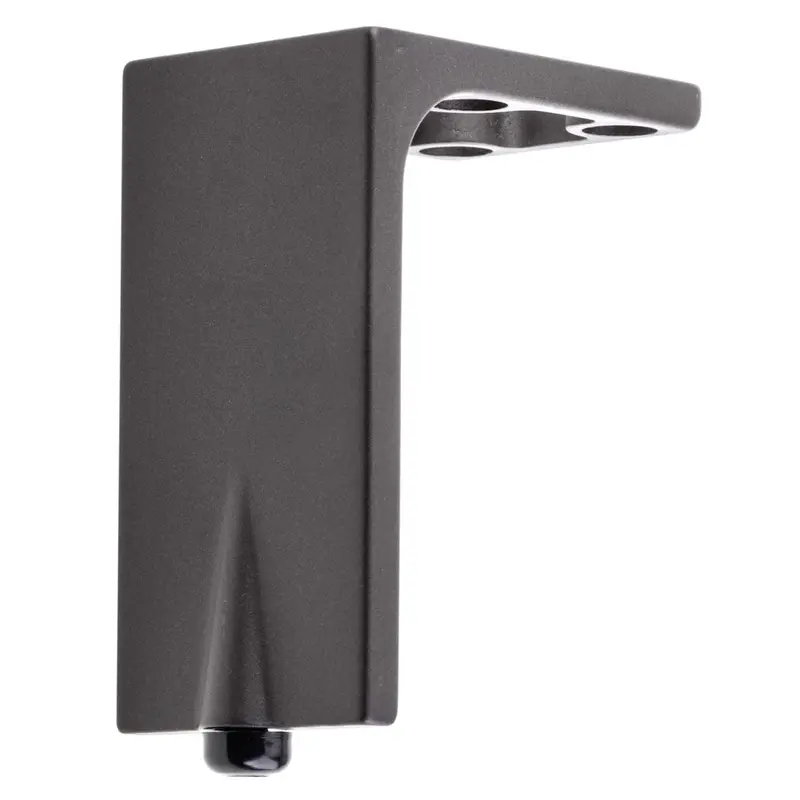 100 mm Adjustable Dark Brown Furniture Leg with Contemporary Design