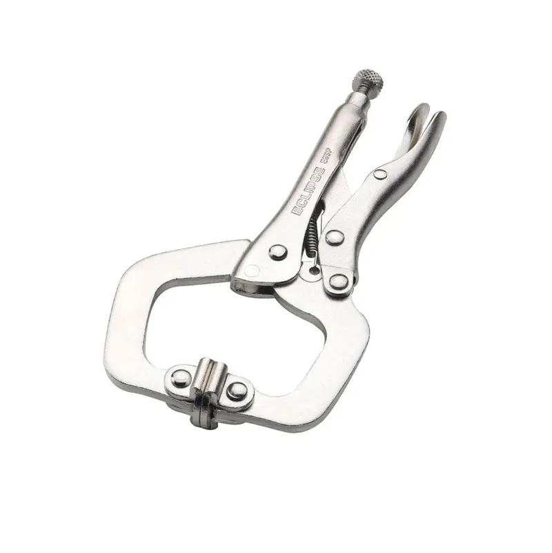 11-Inch Locking C-Clamp with Swivel Pads – 3.1-Inch Jaw Capacity
