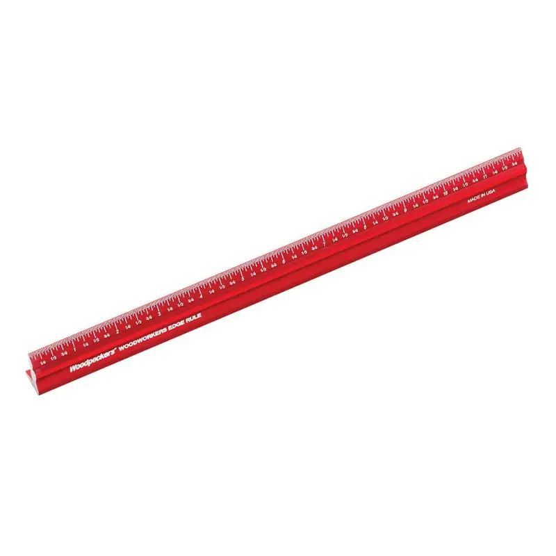 12-Inch Edge Rule with Adjustable Stop Feature