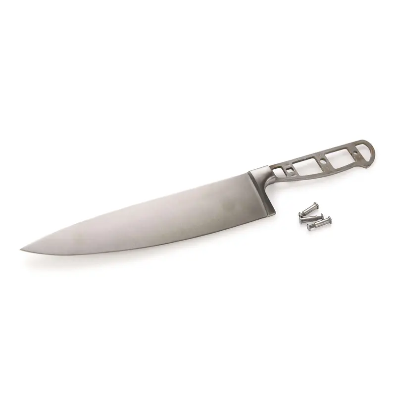 13.25″ Chef Knife Kit – 4116 Stainless Steel – All-Purpose Cutting for Meat, Fruit & Vegetables (Unfinished)
