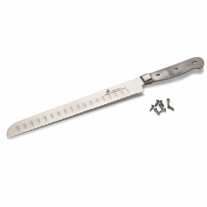 14-5/8″ Stainless Steel Bread Slicing Knife — Unfinished DIY Kit for Artisan Bakers