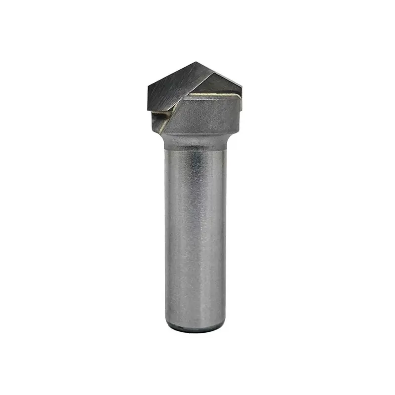 1564 120° V-Groove Router Bit – 3/4″ Cutting Depth, 7/32″ Profile, 1/2″ Shank