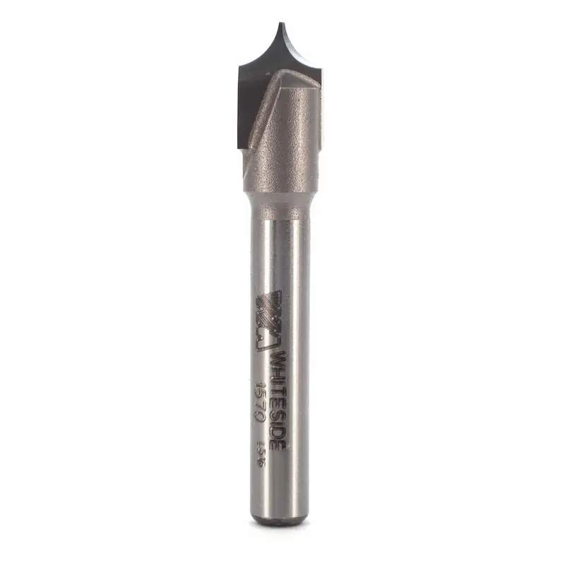 1570 Roundover Router Bit – 3/16″ Radius, 3/8″ Diameter, 1/4″ Shank