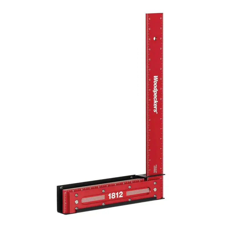 18-Inch Precision Woodworking Square Featuring Rack-It Attachment