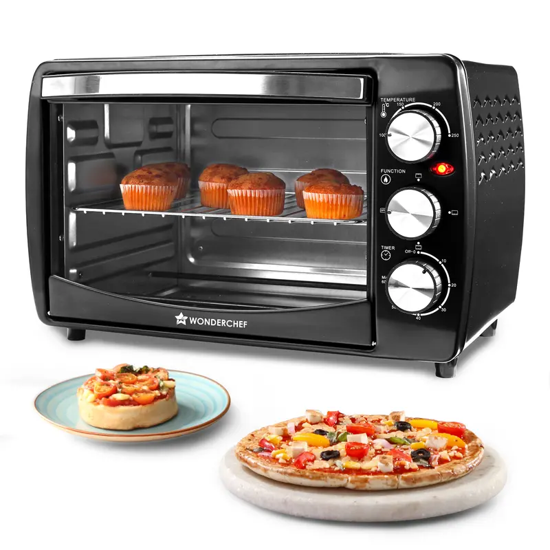 19-Liter Oven Toaster Griller (OTG) – Versatile Baking, Grilling & Roasting with Safety Auto Shut-Off, Heat-Resistant Glass, Adjustable Controls, and 2-Year Coverage