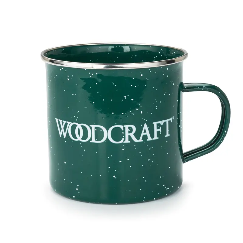 19 oz Enamel Camping Mug – Durable Retro Finish