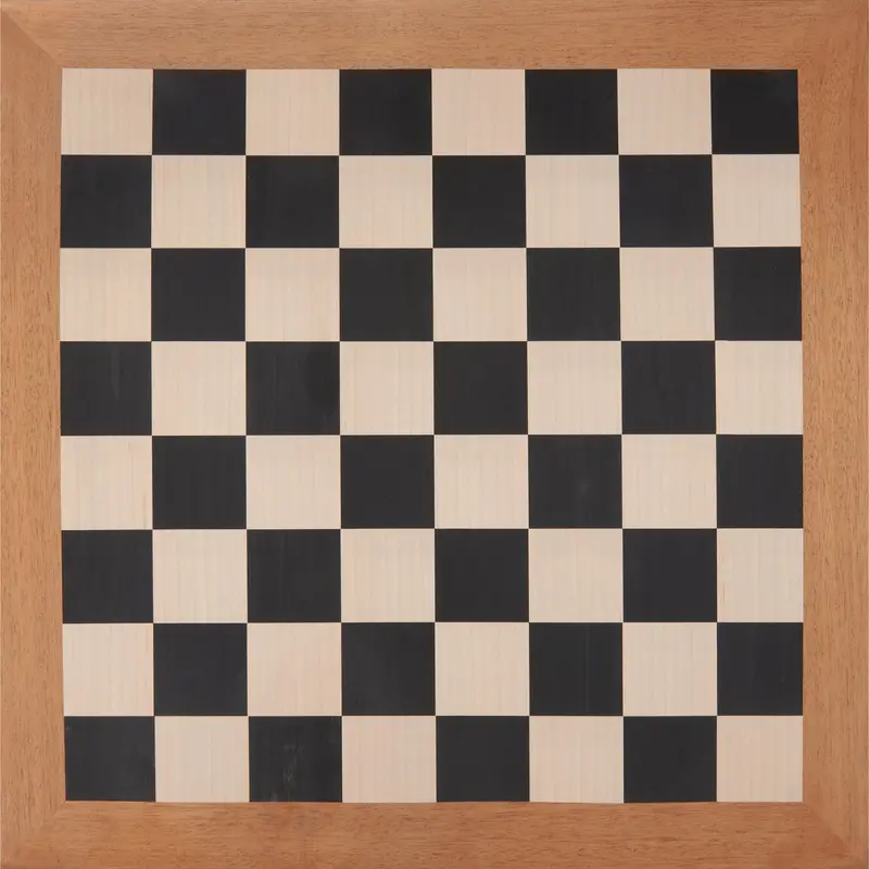 19″ x 19″ Chess or Checkers Board – Two-Ply Wood Veneer Surface