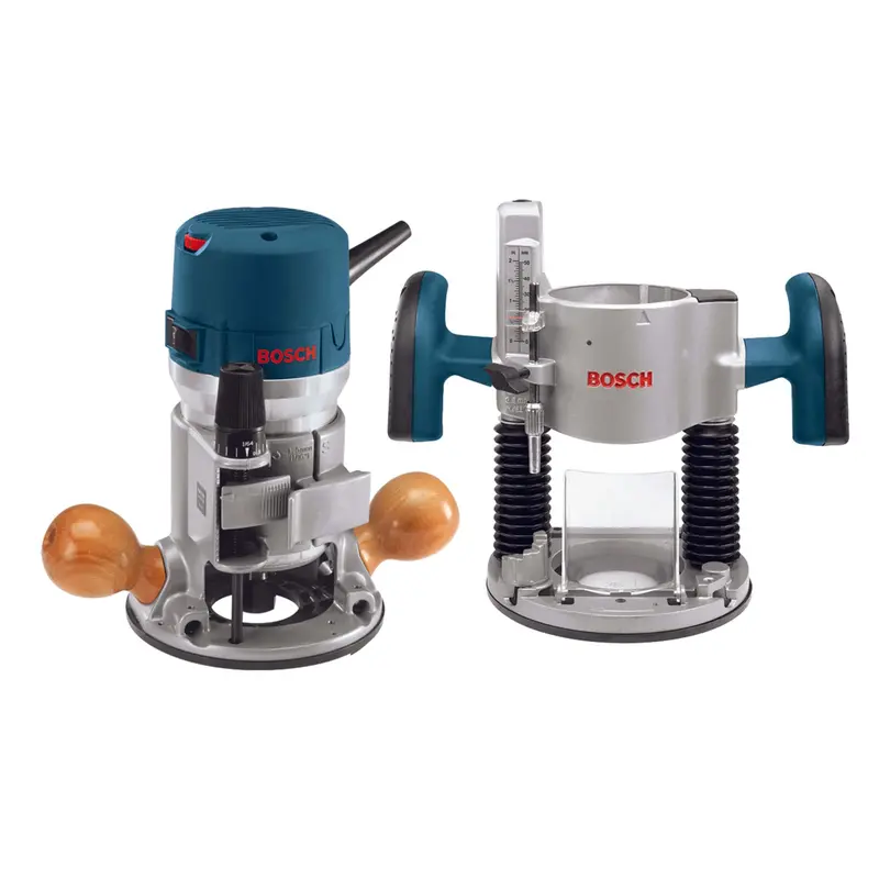 2-1/4 HP EVS Dual-Base Router Combo – Fixed + Plunge Kit