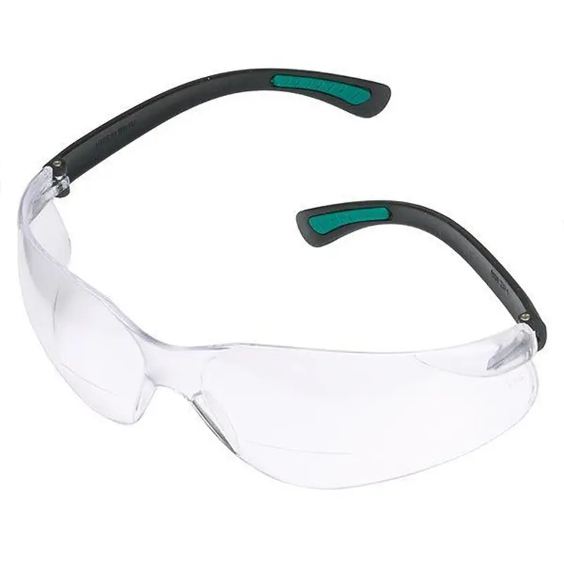 2.5x Bifocal Safety Glasses with Magnifying Lens