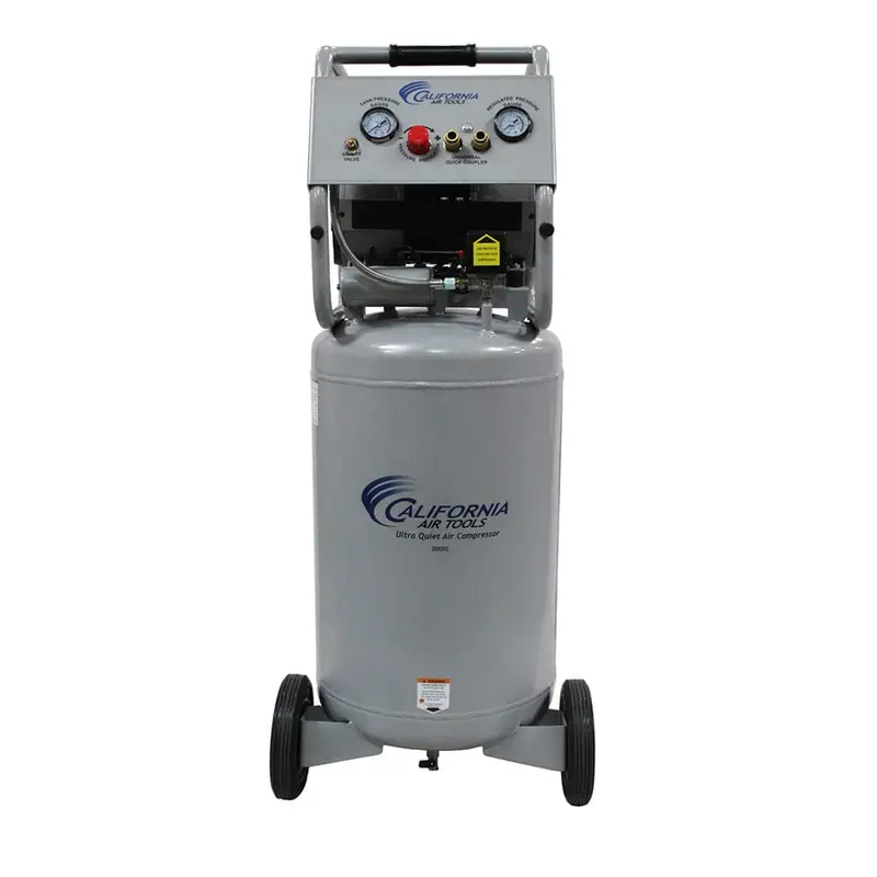 2-HP Oil-Free Air Compressor – 20-Gallon Steel Tank for Workshop Use