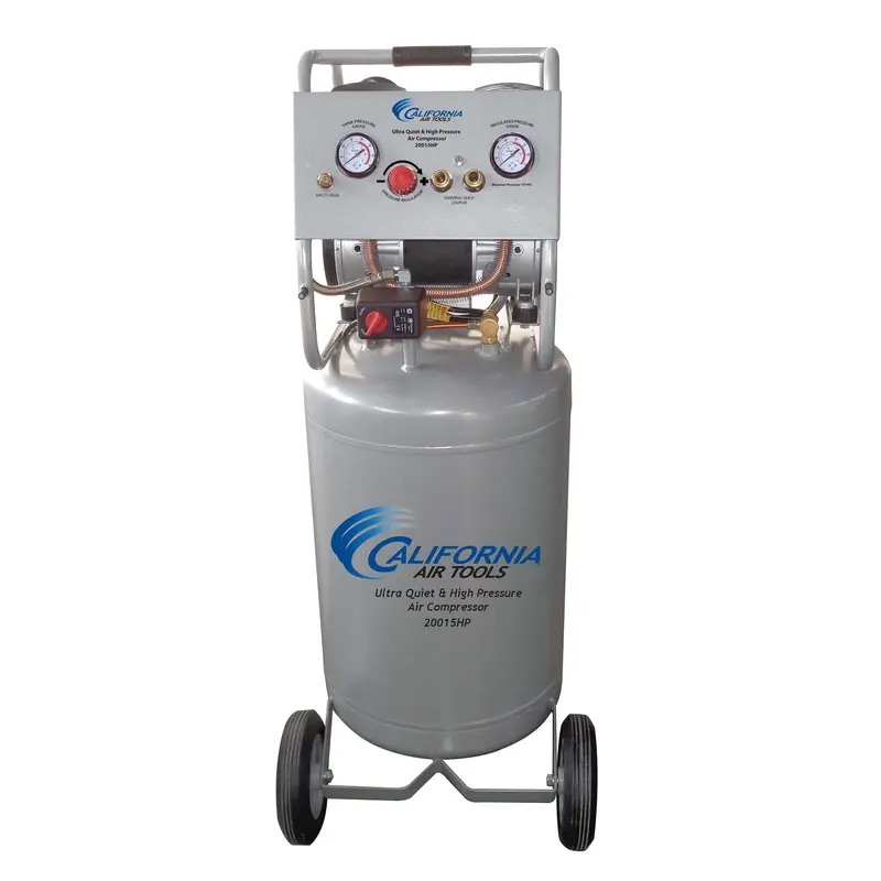 20-Gallon Oil-Free Two-Stage Air Compressor — 1.5 HP Quiet Operation