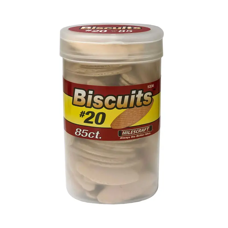 #20 Wood Biscuit Pack – 85 Pieces for Joint Reinforcement