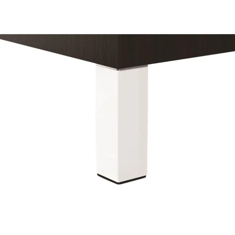 200 mm Adjustable Furniture Legs – Matte White Finish, 4-Pack