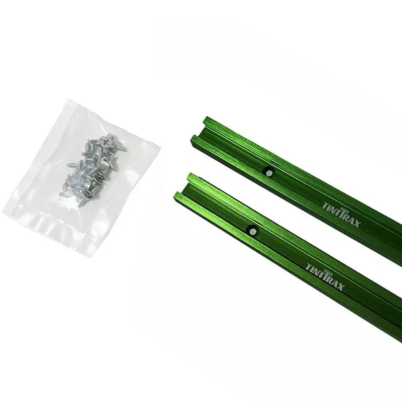 24-Inch Dark Green Universal Profile T-Track Kit – 2-Piece Set