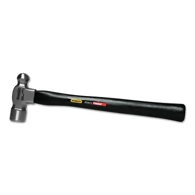 24 oz Ball Peen Hammer with Straight Hickory Handle – 15-1/16″ Overall Length