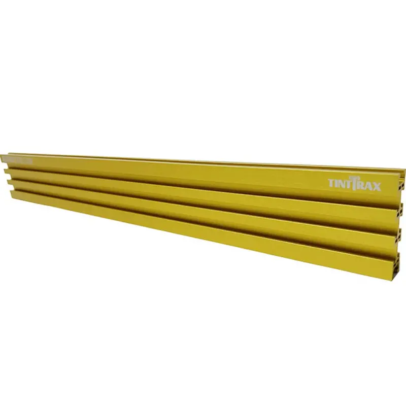 24″ Yellow Aluminum Multi-Track Woodworking Guide – Single Piece
