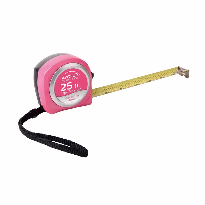 25-Foot Pink-Coated Tape Measure