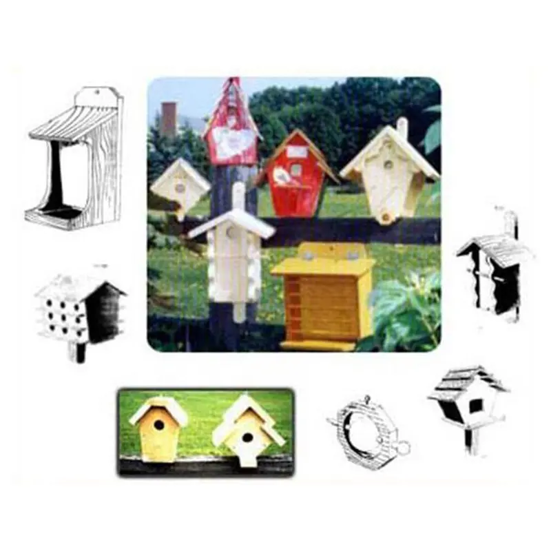 27-Birdhouse & Feeder Woodworking Plans – Printable Collection