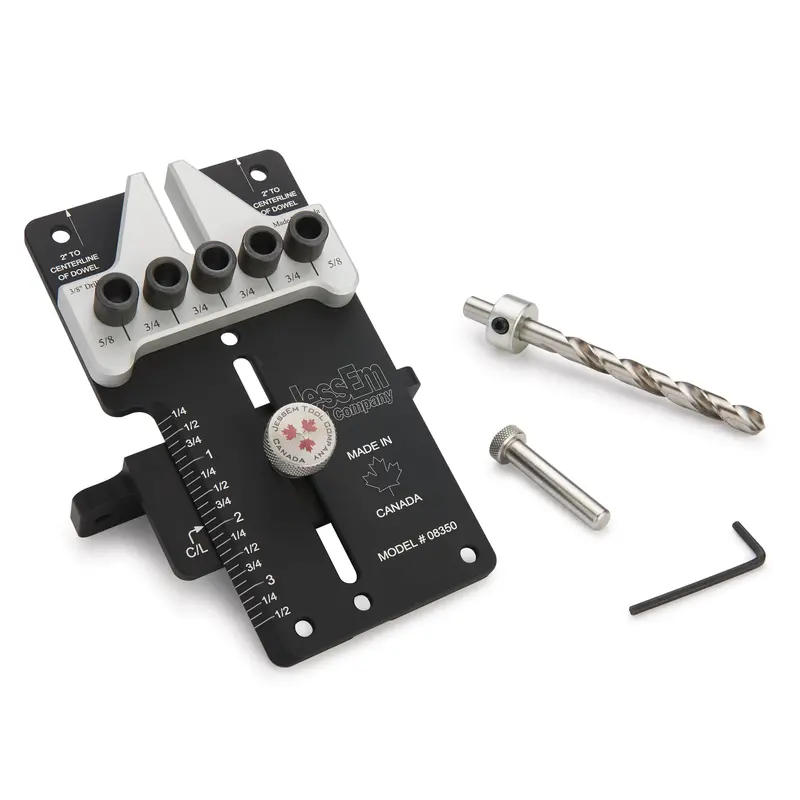 3/8″ Dowel Jig Kit for Precision Wood Joinery