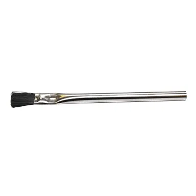 3/8-Inch Wide Acid Brush with Black Horsehair Bristles and Tin Ferrule Handle