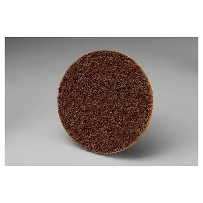 3-Inch Roloc Aluminum Oxide Surface Conditioning Disc – Medium Grit, Maroon, 18,000 RPM