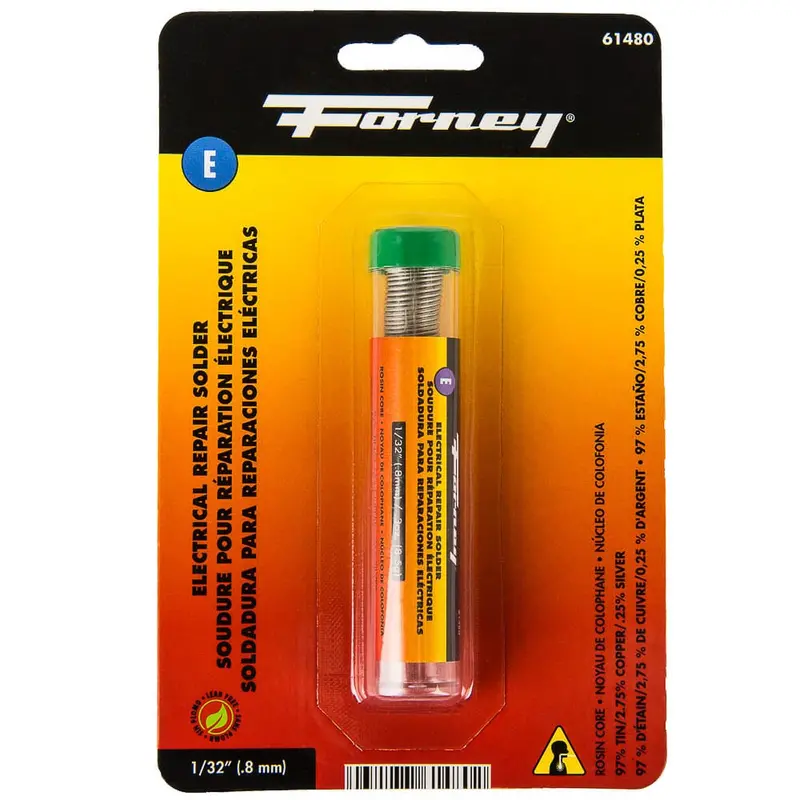.3-Ounce Lead-Free Rosin-Core Electrical Solder, 1/32-Inch Diameter