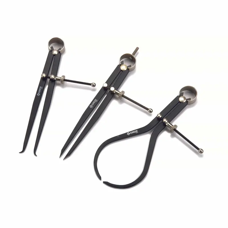 3-Piece Caliper & Divider Set for Precision Layout Work