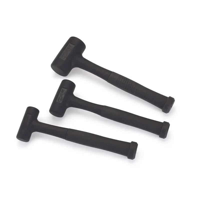 3-Piece Dead Blow Mallet Set — Reduced Rebound Striking Tools