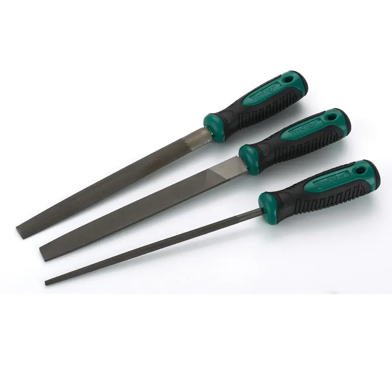 3-Piece Double-Cut File Set for Precision Metalworking