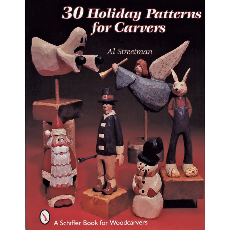 30 Festive Wood Carving Patterns – Holiday-Themed Relief & Chip-Carving Designs