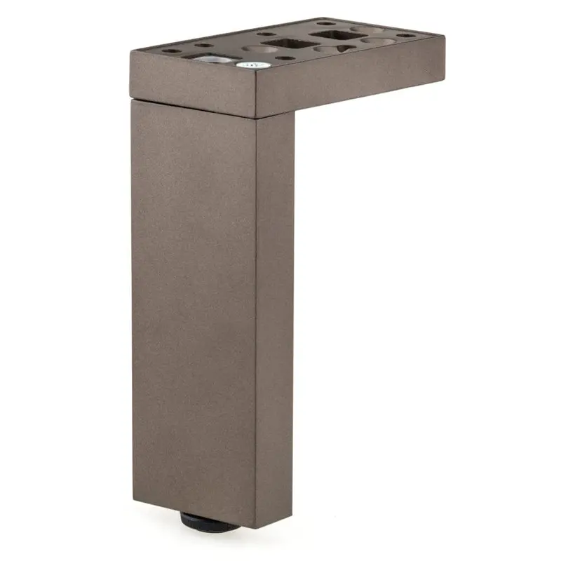 300 mm Adjustable T- or L-Shaped Furniture Leg – Contemporary Bronze Design