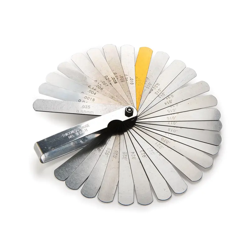 32-Piece Precision Feeler Gauge Set – Metric and Imperial Blades