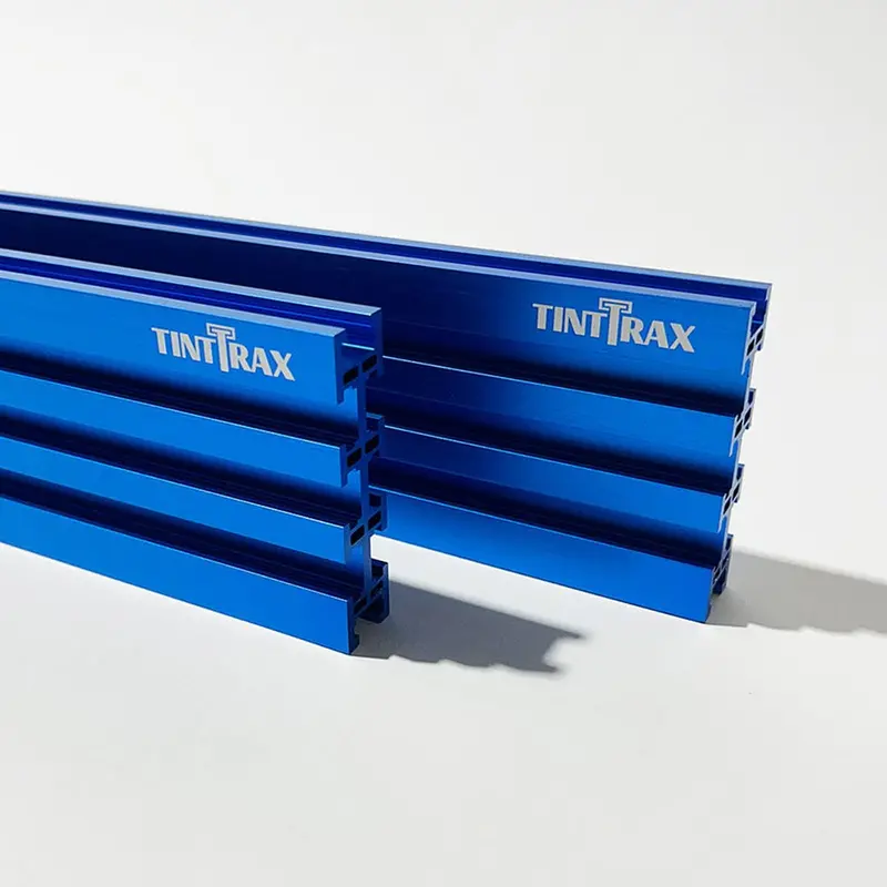 36″ Blue Aluminum Multi-Track Woodworking Guide – 2-Pack