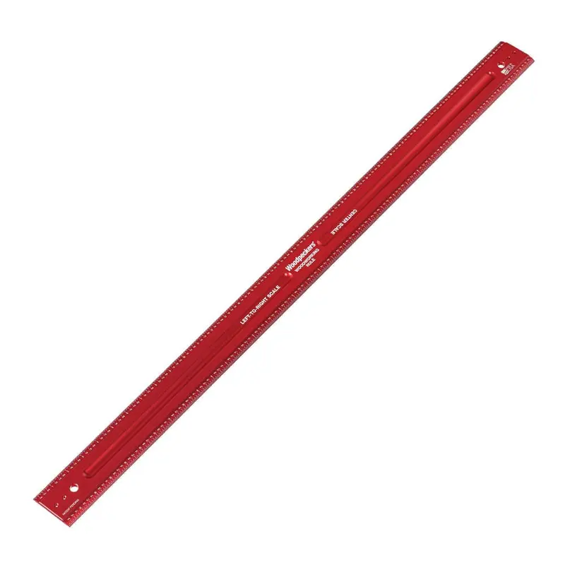 36-Inch Heavy-Duty Woodworking Rule with Dual-Scale Markings