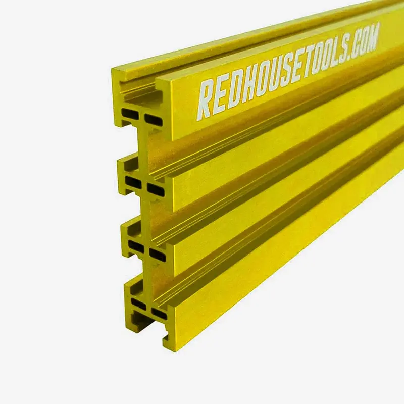 36-Inch Yellow Universal Aluminum Multi-Track System – Single Piece