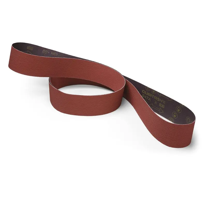 3M Cubitron II 947A Coated Abrasive Belt – 24″ x 1/4″, 80 Grit (7100141690)