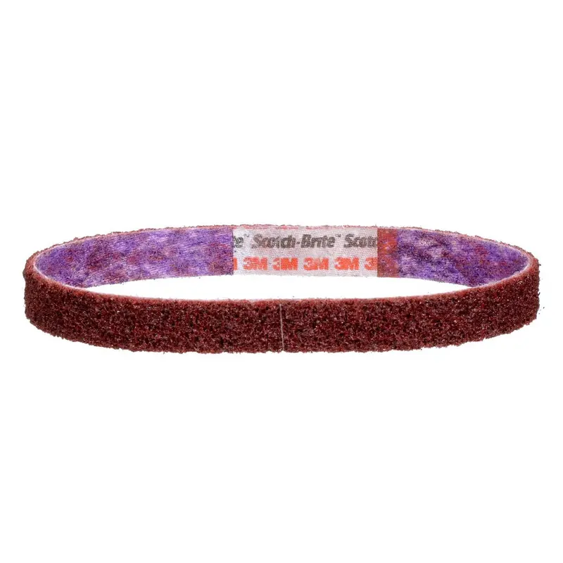 3M Scotch-Brite Durable Flex Belt – 1/4-Inch x 24-Inch, Aluminum Oxide, Medium Grade
