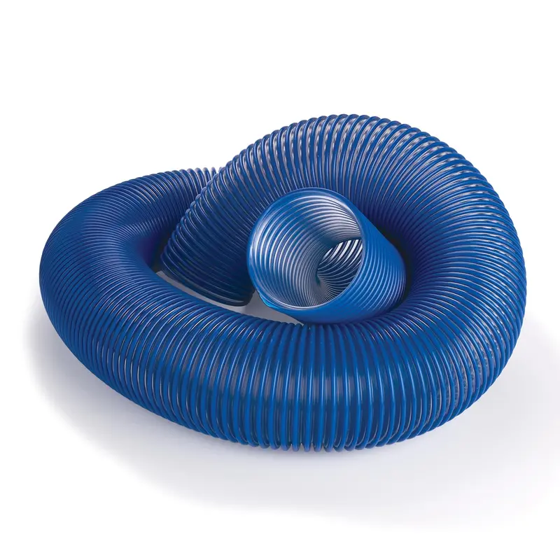 4″ Clear Anti-Static Flex-Tube Dust Collection Hose (10 ft)