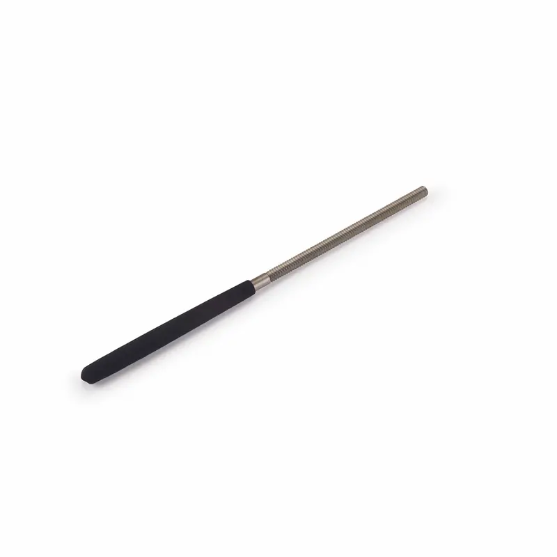 4″ Fine-Cut Round File — 6 mm Diameter with Ergonomic Handle