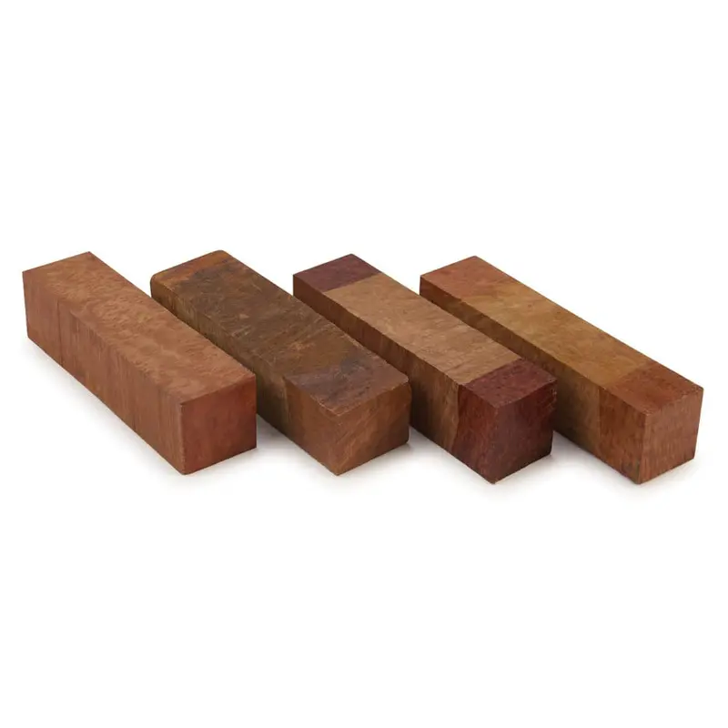 4-Pack Australian Burl Wood Turning Blanks (1.5″ x 1.5″ x 6″)