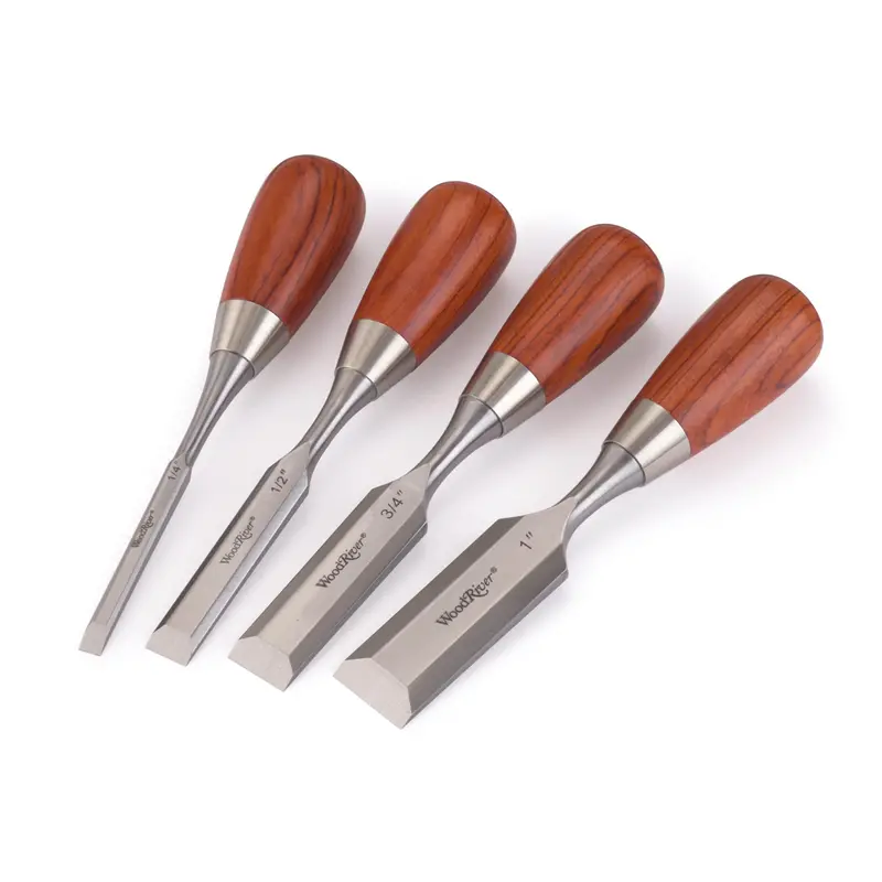 4-Piece Butt Chisel Set – Precision Woodcarving Tool Kit