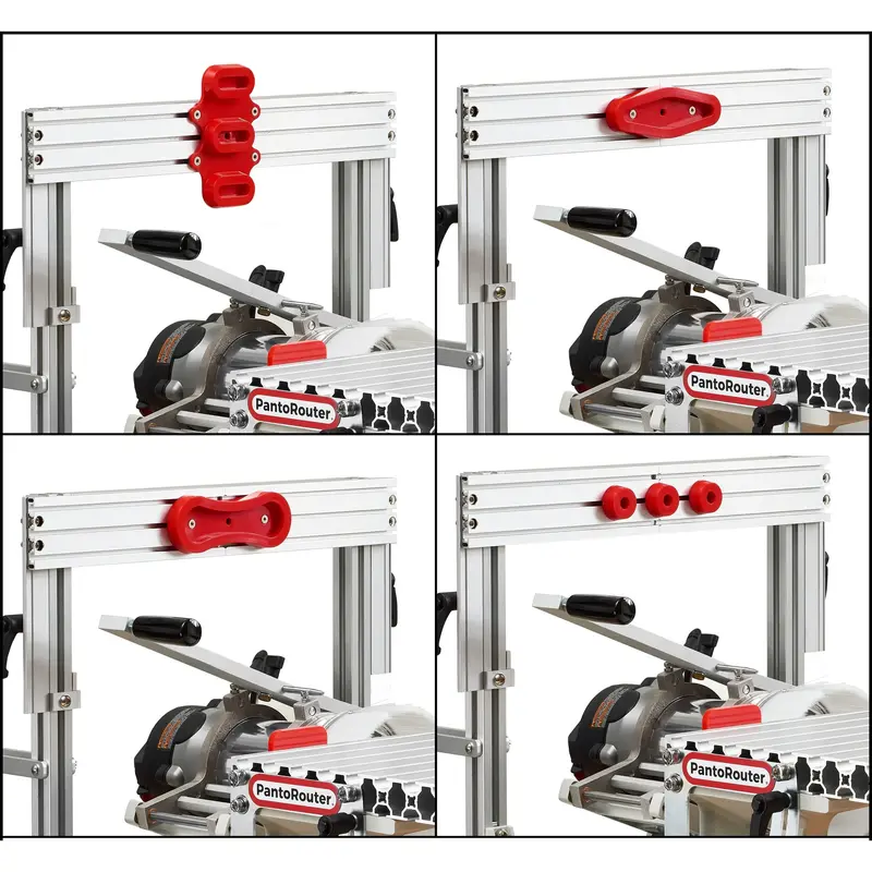 4-Piece Specialty Template Kit Designed for PantoRouter Accuracy