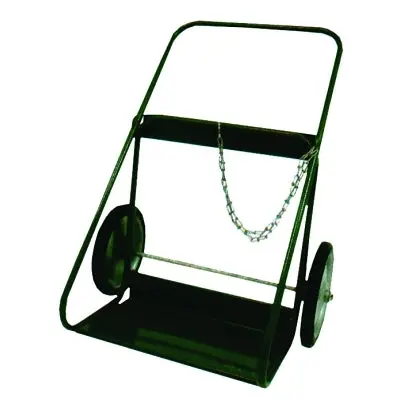 400-Series Cylinder Transport Cart – Supports 9.5″–12.5″ Tanks, 14″ Semi-Pneumatic Wheels