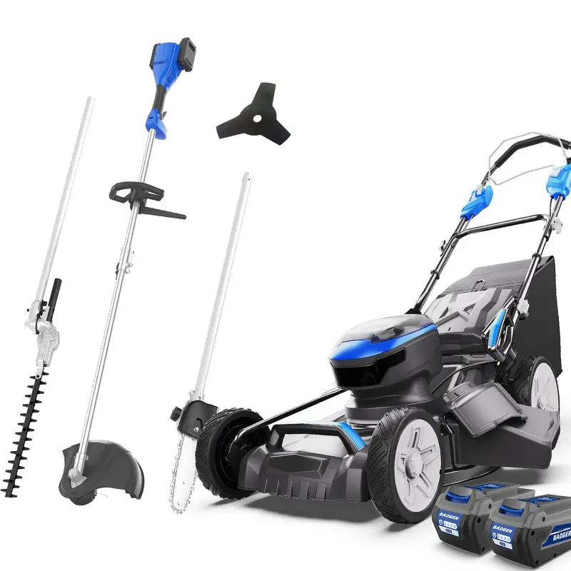 40V Cordless String Trimmer and 21-Inch Self-Propelled Brushless Lawn Mower Kit