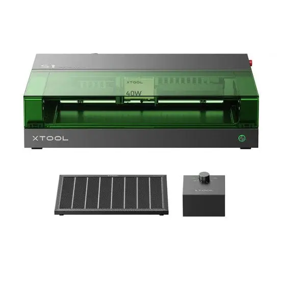 40W S1 Laser Engraver with Integrated Air Assist & Honeycomb Bed