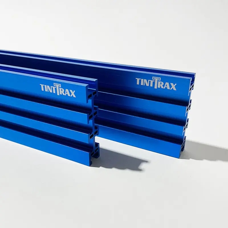 48″ Blue Aluminum Multi-Track Woodworking Guide – 2-Pack