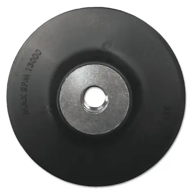 5″ Medium-Strength Back-Up Pad – 5/8″-11 Arbor, 12,000 RPM Rated
