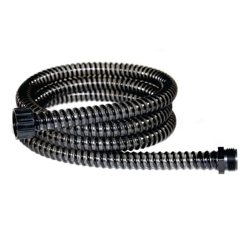 6-Foot Flexible Black Whip Hose for Spray Systems